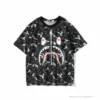 Hypeyourbeast BAPE Digital Pixel Camouflage Tee Shirt 'BLACK' Clothes