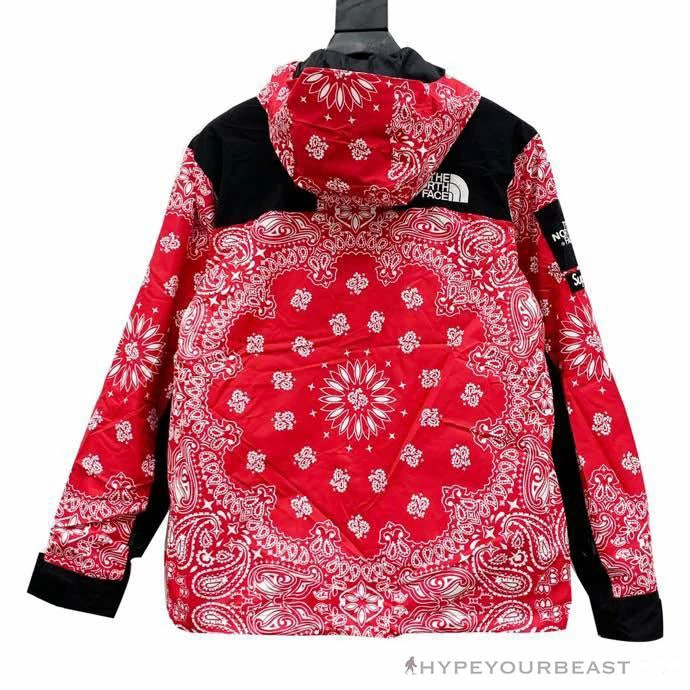 HypeYourBeast Supreme X TNF Bandana Jacket Red 6 HypeYourBeast Supreme X TNF Bandana Jacket Red