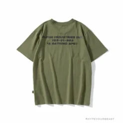 Hypeyourbeast BAPE Military Style Desert Camouflage Tee Shirt 'GREEN' Clothes