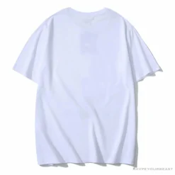 Hypeyourbeast BAPE Luminous Spots Camouflage Great Ape Man Black Head Cotton Short Sleeve Tee Shirt 'WHITE' Clothes