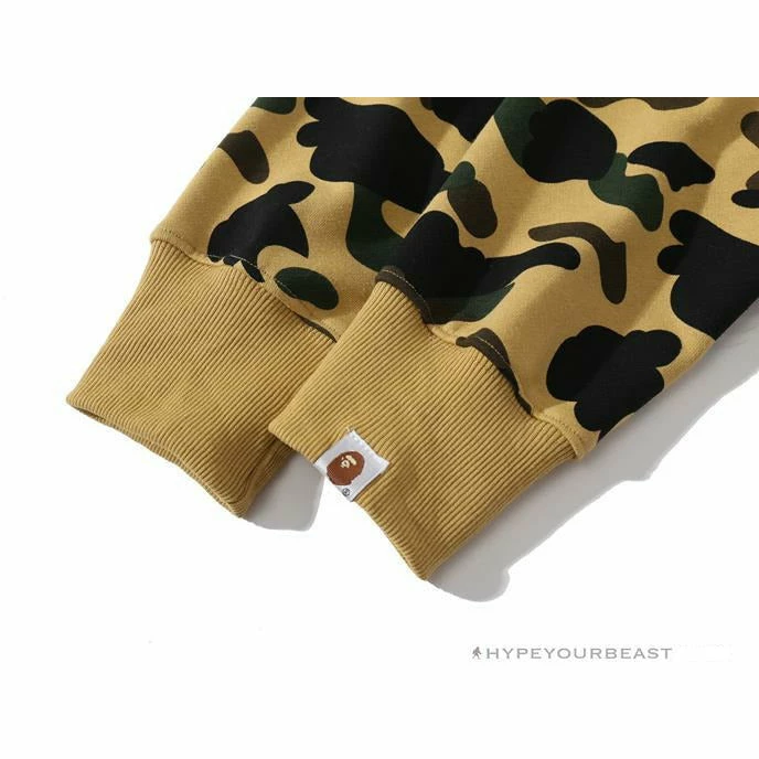 HypeYourBeast BAPE Camouflage Kangaroo Hooded Hoodie Yellow Clothes 7 HypeYourBeast BAPE Camouflage Kangaroo Hooded Hoodie Yellow Clothes