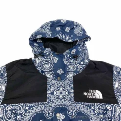 HypeYourBeast Supreme X TNF Bandana Jacket Blue Hoodies & Jackets