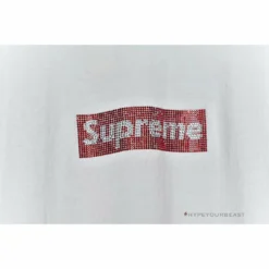 Hypeyourbeast Supreme Red Flash Box Logo Tee Shirt T-Shirts