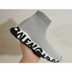HypeYourBeast Balanciaga Sock Sneakers BCG Sock Sneakers Grey Graffiti Sole