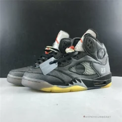 Hypeyourbeast Jordan 5 Retro Off-White Black