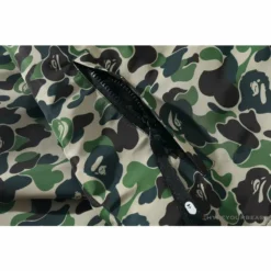 Hypeyourbeast BAPE X FCRB Joint Double Zip Camouflage Hoodie 'GREEN'