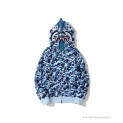 HypeYourBeast Bape Camo Hoodie Shark Head BLUE 18 HypeYourBeast Bape Camo Hoodie Shark Head BLUE