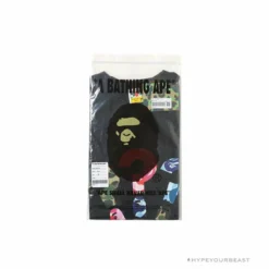 Hypeyourbeast Clothes BAPE Camouflage Three-Color Question Mark Tee Shirt 'BLACK' 33 Hypeyourbeast Clothes BAPE Camouflage Three-Color Question Mark Tee Shirt 'BLACK'