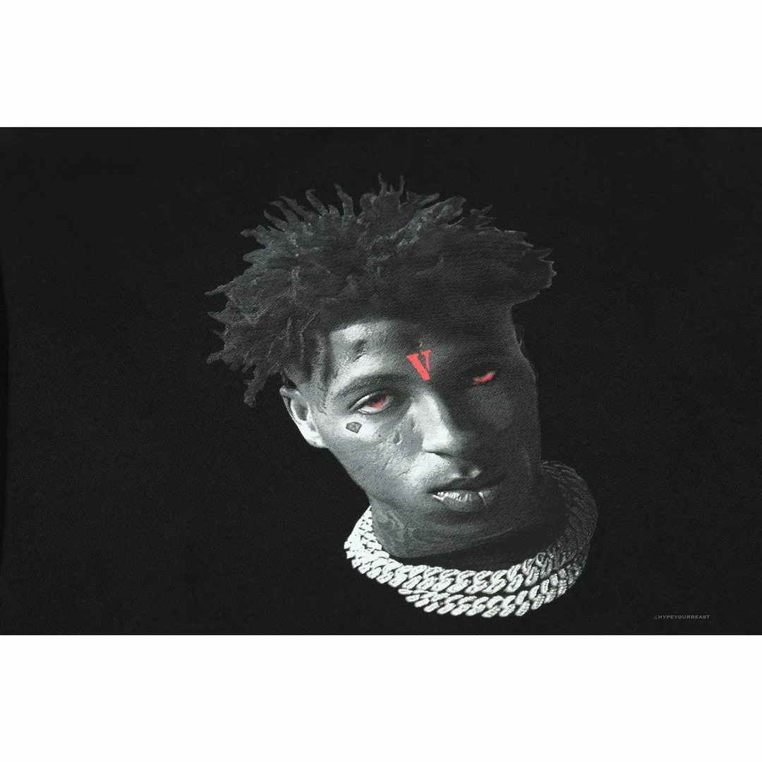 HypeYourBeast Vlone Hoodie Black Face 1 HypeYourBeast Vlone Hoodie Black Face