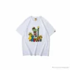Hypeyourbeast BAPE Baby Milo Sesame Street Carp Streamer Tee Shirt 'WHITE' Clothes