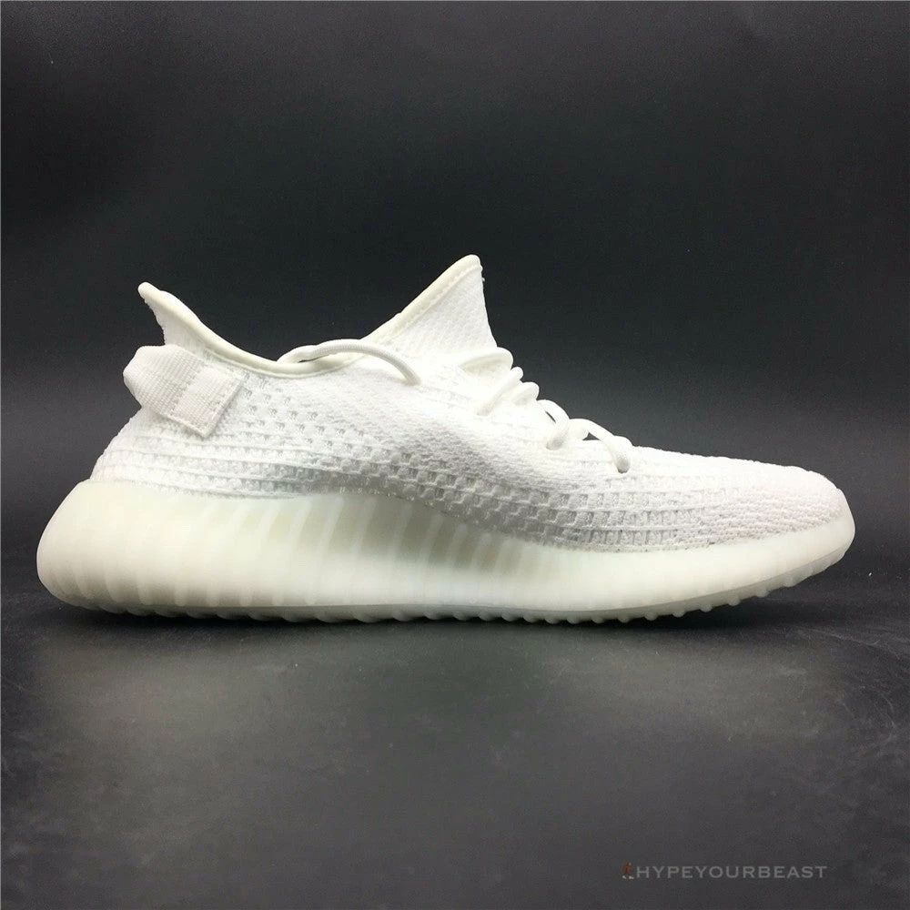 Hypeyourbeast Adidas Yeezy Boost 350 V2 White / White Translucent Stripe 10 Hypeyourbeast Adidas Yeezy Boost 350 V2 White / White Translucent Stripe