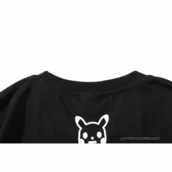 Hypeyourbeast Clothes BAPE Pokémon Co-branded Ape Head Tee Shirt 'BLACK'