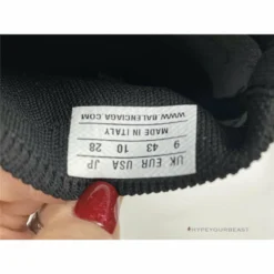 Hypeyourbeast BCG Sock Sneakers Black / White Sole Balanciaga Sock Sneakers