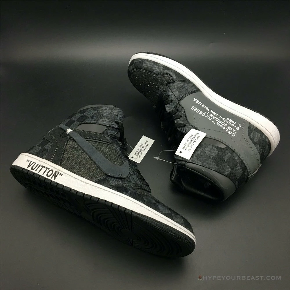 Hypeyourbeast Off White X Jordan 1 X LV Black 12 Hypeyourbeast Off White X Jordan 1 X LV Black