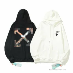 HypeYourBeast Off White Hoodie Skull Black