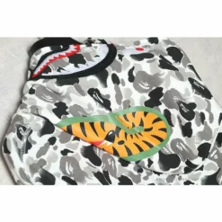 HypeYourBeast Bape Gray Camouflage Hoodie