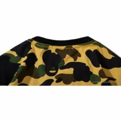 Hypeyourbeast Clothes BAPE KIDS Color Ape Head Camouflage Tee Shirt 'YELLOW'