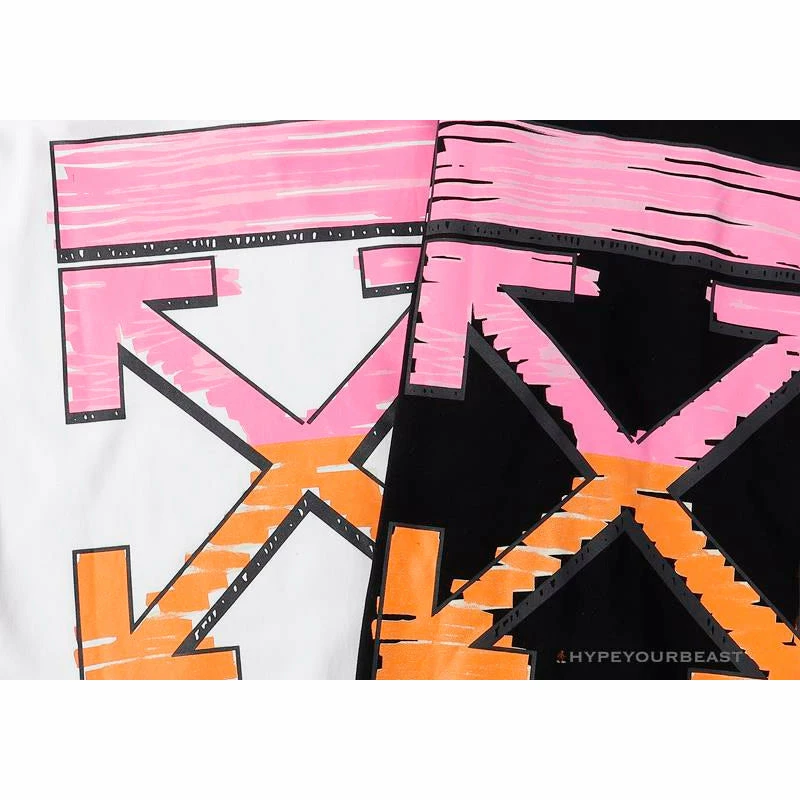Hypeyourbeast Hoodies & Jackets OFF-WHITE Pink Orange Arrow Hoodie 'WHITE' 7 Hypeyourbeast Hoodies & Jackets OFF-WHITE Pink Orange Arrow Hoodie 'WHITE'