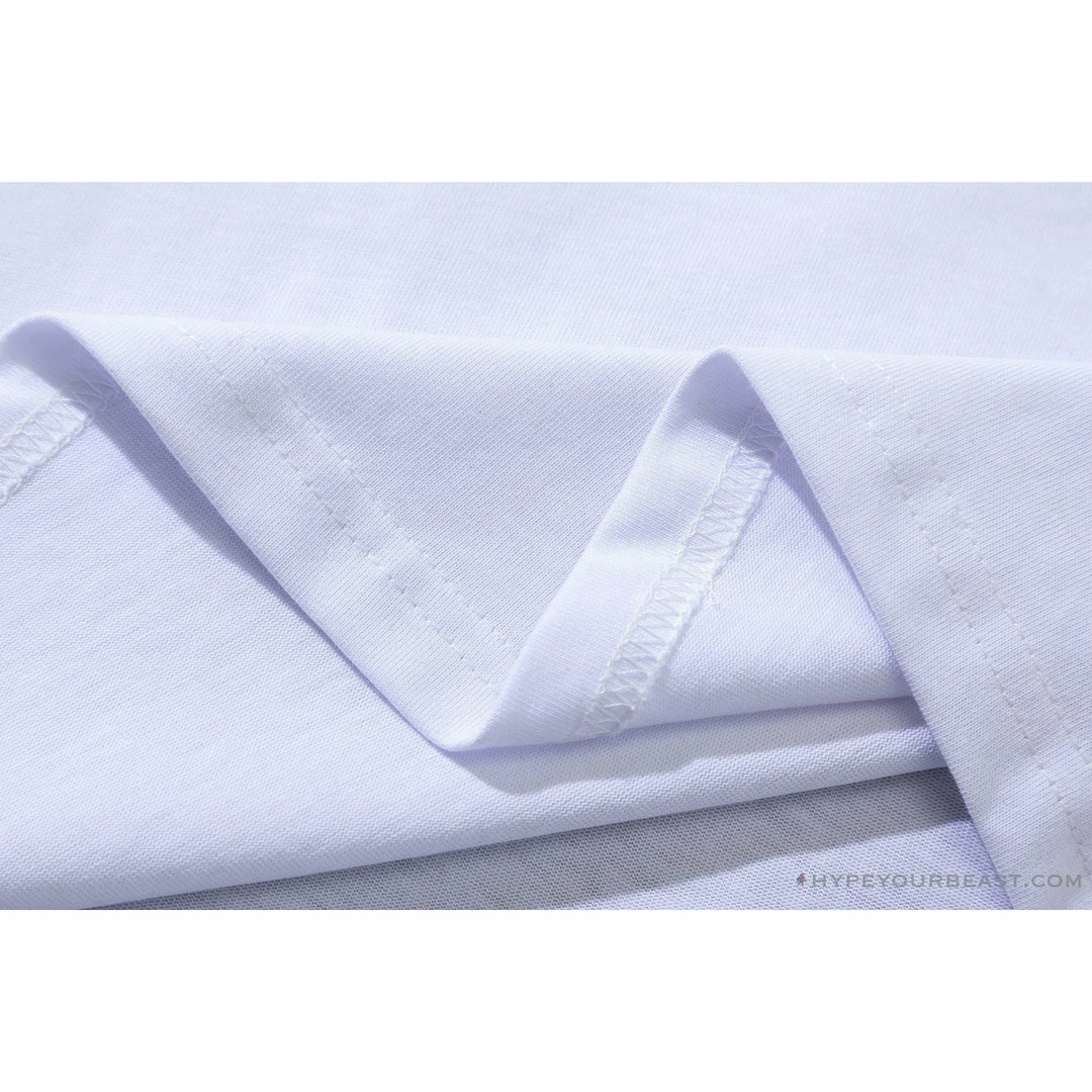 Hypeyourbeast T-Shirts OFF-WHITE Classic Cross Yellow Arrow Tape Tee Shirt 'WHITE' 8 Hypeyourbeast T-Shirts OFF-WHITE Classic Cross Yellow Arrow Tape Tee Shirt 'WHITE'