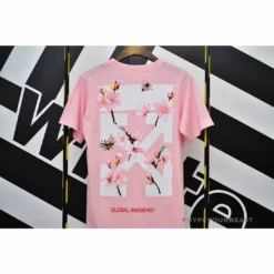 Hypeyourbeast OFF-WHITE Sakura Tee Shirt 'PINK' T-Shirts