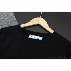 Hypeyourbeast OFF-WHITE Gradient Classic Cross Arrow Tee Shirt 'BLACK'