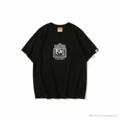 Hypeyourbeast BAPE Baby Milo Sesame Street Plain Tee Shirt 'BLACK'