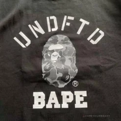 Hypeyourbeast UNDFTD X Bape Tee Shirt Black Clothes