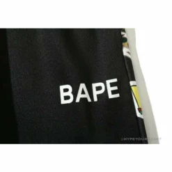 Hypeyourbeast BAPE Badge LOGO Sticker Style Stitching Pants