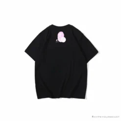 Hypeyourbeast BAPE Japan Limited Edition Pink Cherry Tree Tee Shirt 'BLACK' Clothes