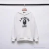 Hypeyourbeast Clothes BAPE X Bathing Ape Head Hoodie 'WHITE'