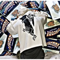 HypeYourBeast Hoodies & Jackets Vlone Black White Serpent Hoodie