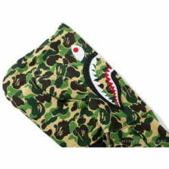 Hypeyourbeast BAPE X UNKLE Camouflage Green Belt Ear Hoodie Clothes