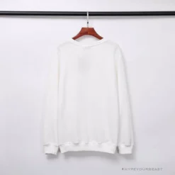 Hypeyourbeast BAPE Classic Ape Head Embroidered Long Sleeve Shirt 'WHITE' Clothes