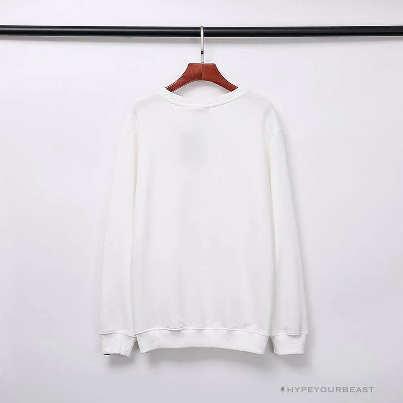 Hypeyourbeast BAPE Classic Ape Head Embroidered Long Sleeve Shirt 'WHITE' Clothes 2 Hypeyourbeast BAPE Classic Ape Head Embroidered Long Sleeve Shirt 'WHITE' Clothes