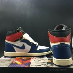 Hypeyourbeast Jordan 1 Retro High Union Los Angeles Storm Blue Blue Toes