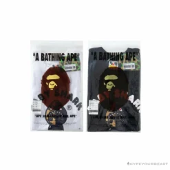 Hypeyourbeast Clothes BAPE Baby Shark Blue Shark Tee Shirt 'BLACK'