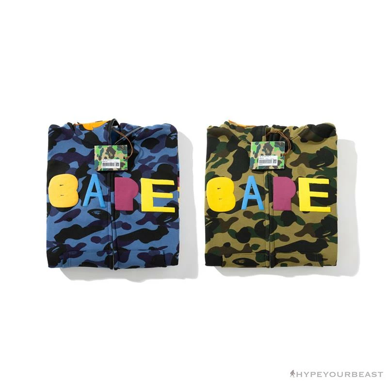 Hypeyourbeast BAPE X Readymade Tiger Head Foam Camouflage Hoodie 'BLUE' Clothes 21 Hypeyourbeast BAPE X Readymade Tiger Head Foam Camouflage Hoodie 'BLUE' Clothes