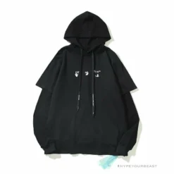 HypeYourBeast Off White Hoodie Black Blue