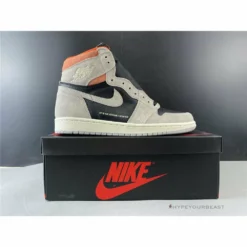Hypeyourbeast Air Jordan 1 Retro High OG Neutral Grey Hyper Crimson