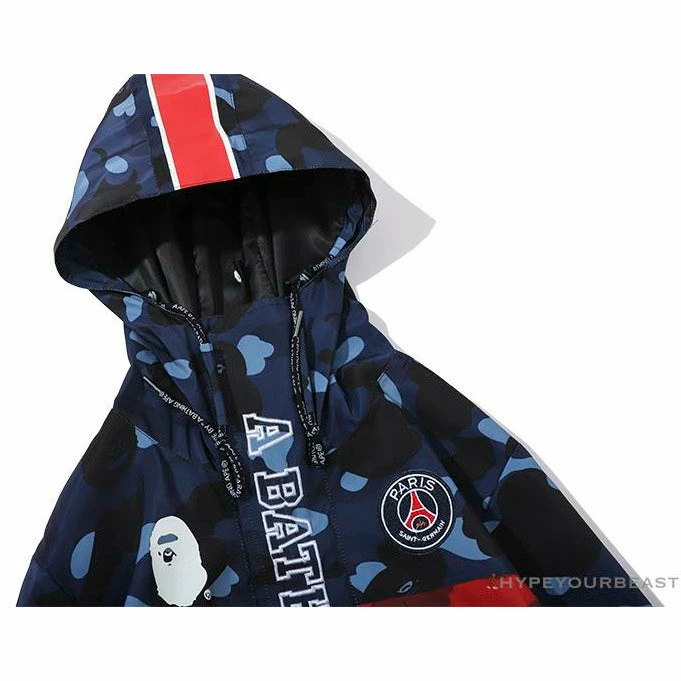 Hypeyourbeast Clothes BAPE X PSG Paris Saint-Germain Camouflage Blue-Red Hoodie 3 Hypeyourbeast Clothes BAPE X PSG Paris Saint-Germain Camouflage Blue-Red Hoodie