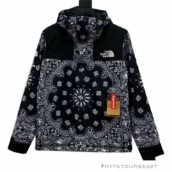 HypeYourBeast Supreme X TNF Bandana Jacket Black Hoodies & Jackets