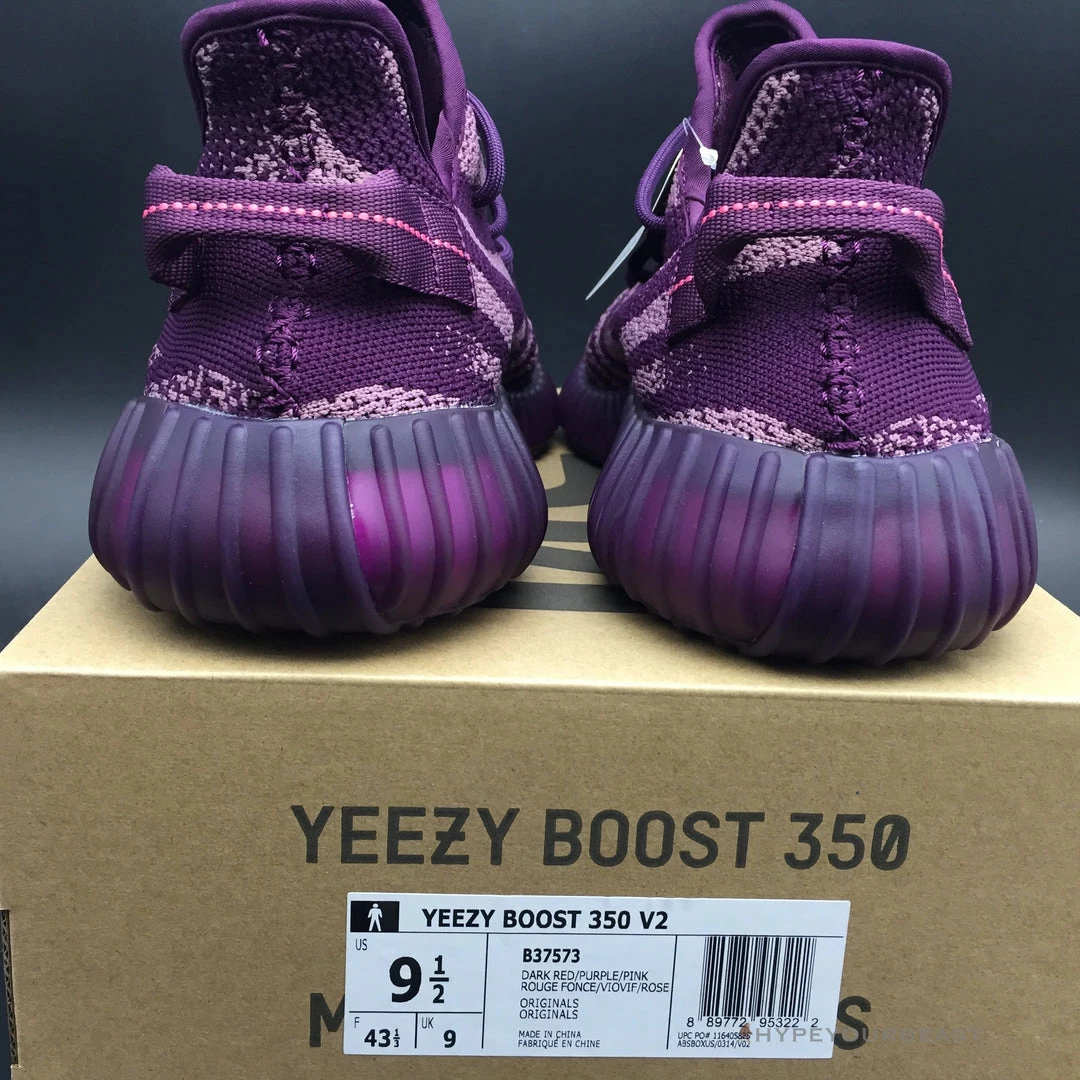Hypeyourbeast Adidas Yeezy Boost 350 V2 Red Night Purple 11 Hypeyourbeast Adidas Yeezy Boost 350 V2 Red Night Purple