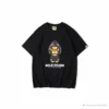 Hypeyourbeast BAPE Baby Milo Blue Shark Hat Little Monkey Tee Shirt 'BLACK' Clothes