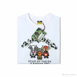 Hypeyourbeast BAPE Baby Milo Year Of The Ox Tee Shirt 'WHITE' Clothes