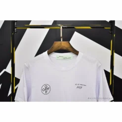 Hypeyourbeast OFF-WHITE 99 Pink Arrow Tee Shirt 'WHITE' 10 Hypeyourbeast OFF-WHITE 99 Pink Arrow Tee Shirt 'WHITE'