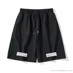 Hypeyourbeast Pants OFF-WHITE Classic Seeing Things Shorts 'BLACK'