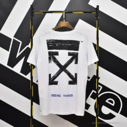 Hypeyourbeast OFF-WHITE Seeing Things Arrow Tee Shirt 'WHITE' T-Shirts
