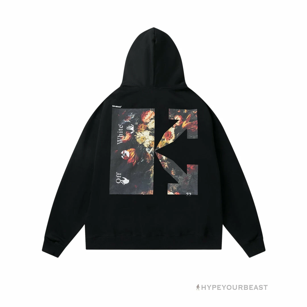 HypeYourBeast Off White Hoodie Jabba Flower - Black Hoodies & Jackets 3 HypeYourBeast Off White Hoodie Jabba Flower - Black Hoodies & Jackets