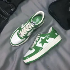 HypeYourBeast BAPE STA Low Top Sneakers Green