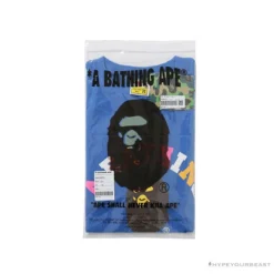 Hypeyourbeast Clothes BAPE Little Ape Head Colorful Classic Tee Shirt 'BLUE' 26 Hypeyourbeast Clothes BAPE Little Ape Head Colorful Classic Tee Shirt 'BLUE'
